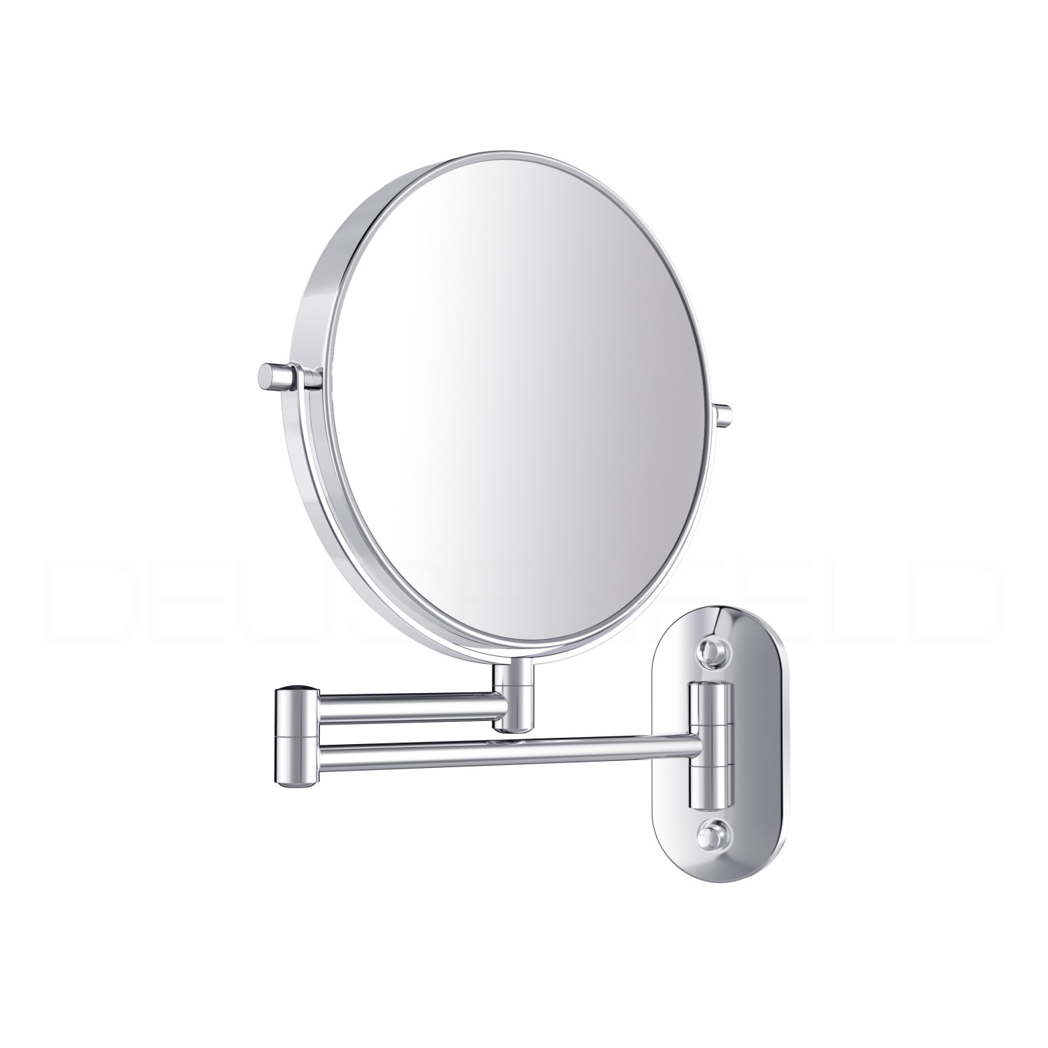 Kosmetikspiegel online kaufen  MAEDJE KG - DEUSENFELD KW102C - Doppel Wand  Kosmetikspiegel, 10x Vergrößerung + Normalspiegel, Ø20cm, 360° vertikal und  horizontal schwenkbar, hochglanz verchromt