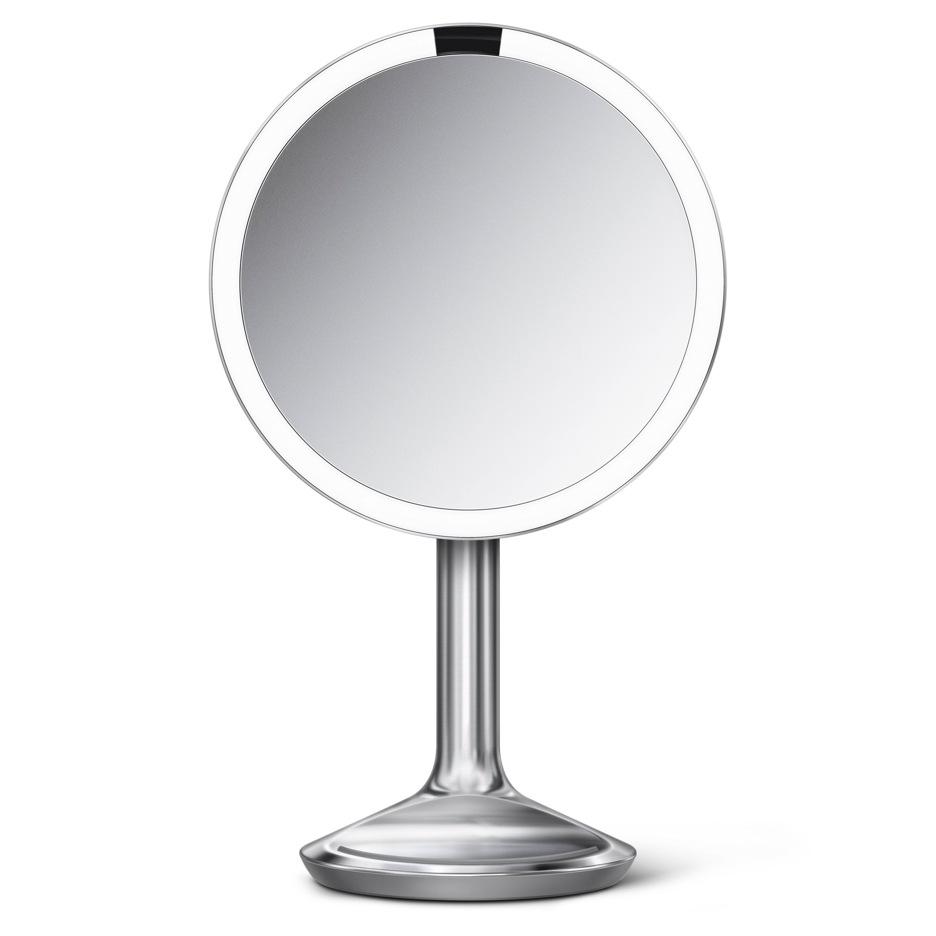 LED Make-Up Schminkspiegel (22x16 cm) - mit Touch-Sensor & 22 LED-Perlen -  Glem Mirror Series - schwarz